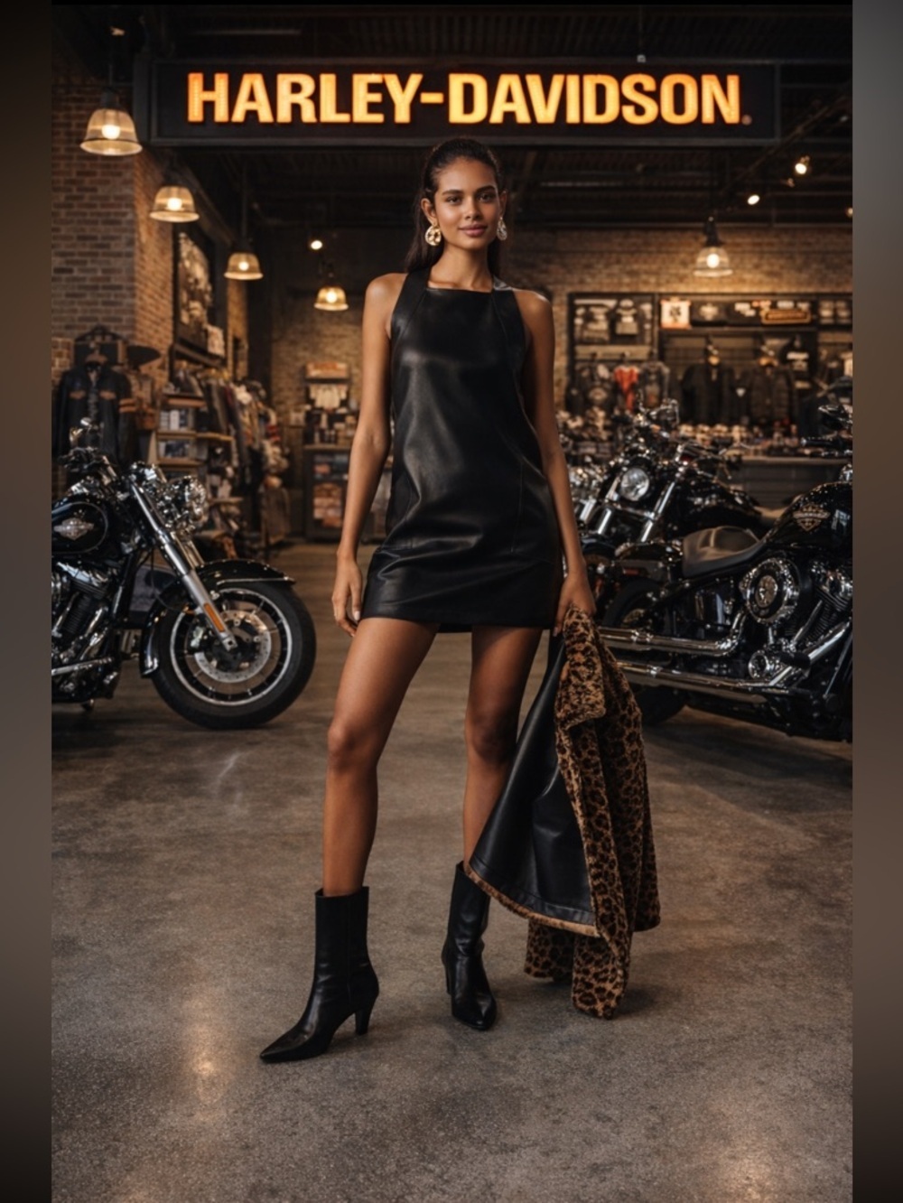 Anthropologie NWT Maeve Sleeveless Faux-Leather Mini Shift Dress size S.